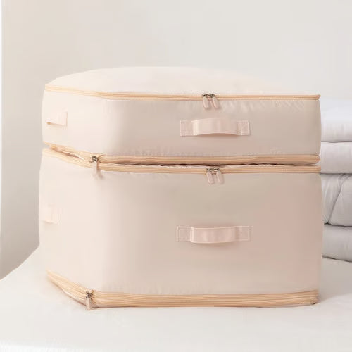 Compression Duvet Storage Bag – Large Capacity, Breathable Satin, Machine Washable