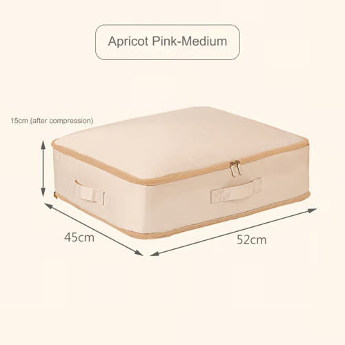 Compression Duvet Storage Bag – Large Capacity, Breathable Satin, Machine Washable